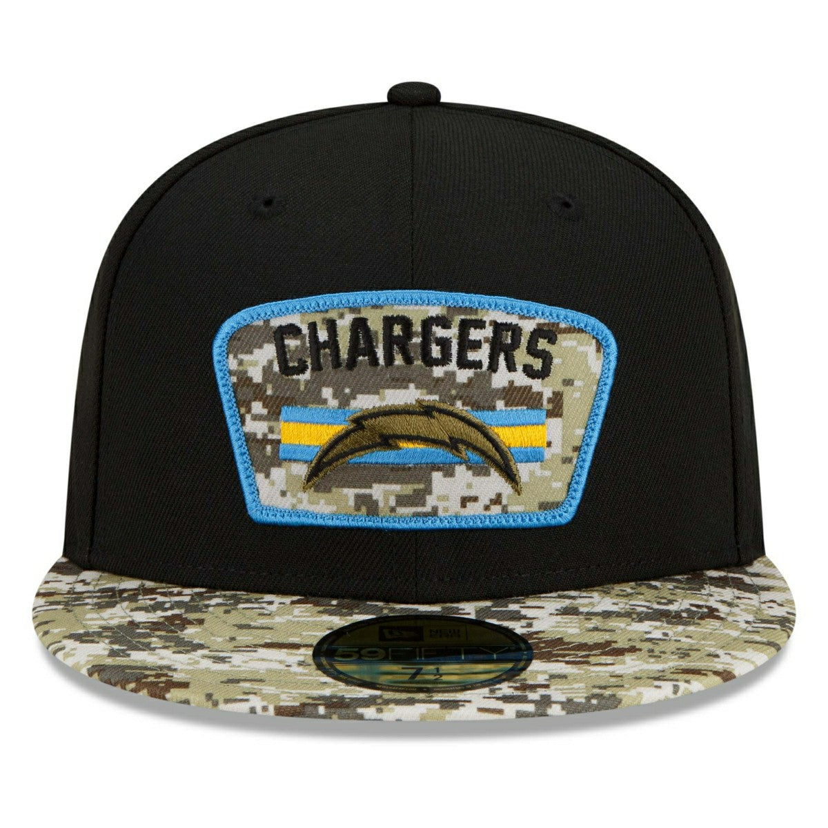 Los Angeles Chargers 2021 NFL On-Field Salute to Service New Era 59FIFTY Fitted Cap Taass sale