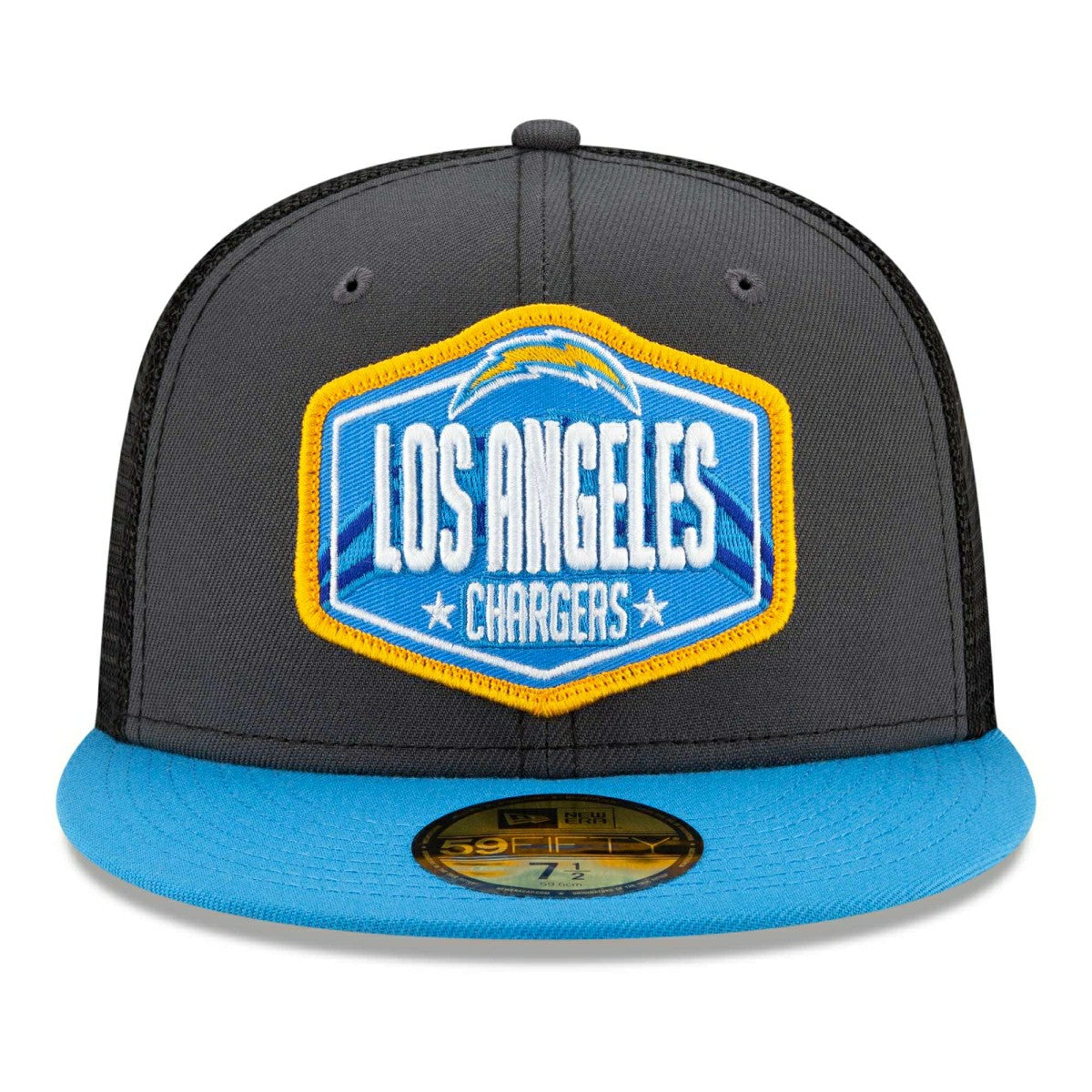 Los Angeles Chargers Official 2021 NFL Draft New Era 59FIFTY Fitted Cap Lifestyle