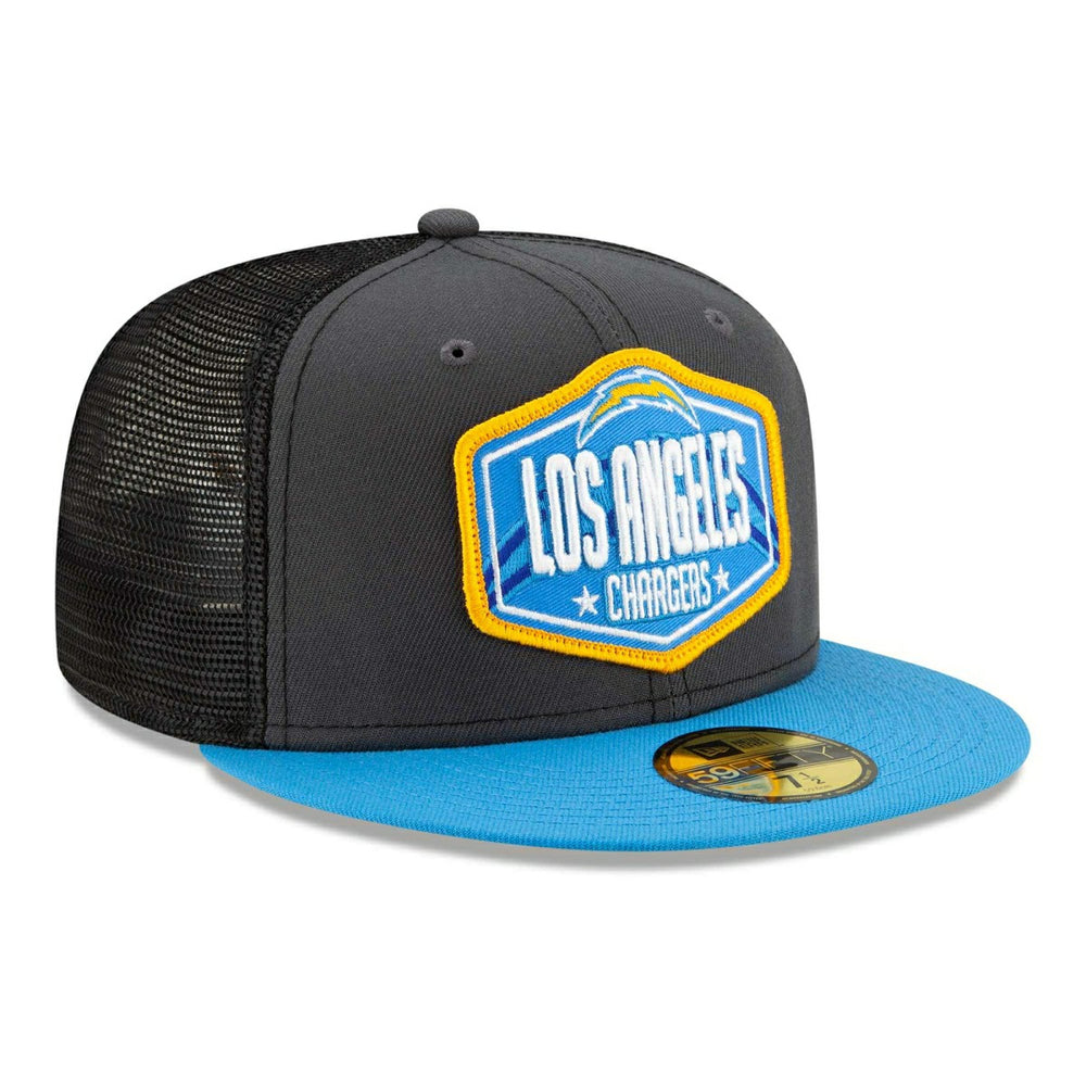 Los Angeles Chargers Official 2021 NFL Draft New Era 59FIFTY Fitted Cap Lifestyle