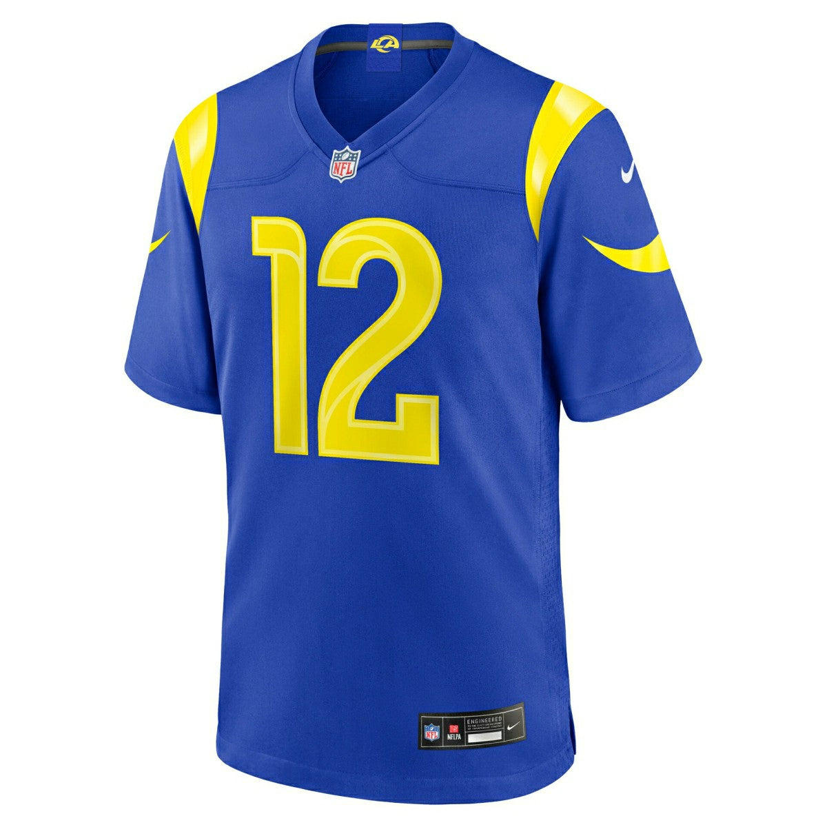 Puka Nacua #12 Los Angeles Rams 2026 Game NFL Jersey Blue Lifestyle