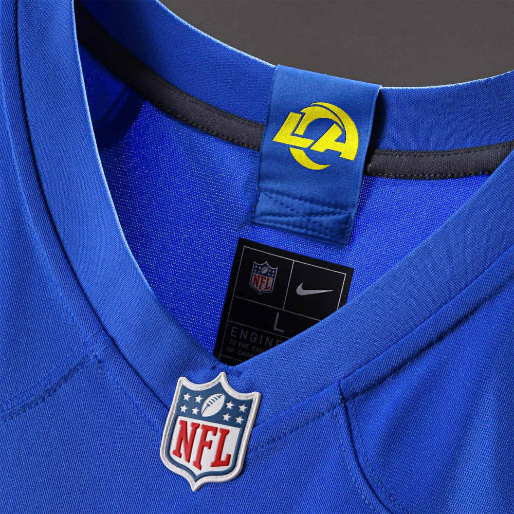 Puka Nacua #12 Los Angeles Rams 2026 Game NFL Jersey Blue Lifestyle