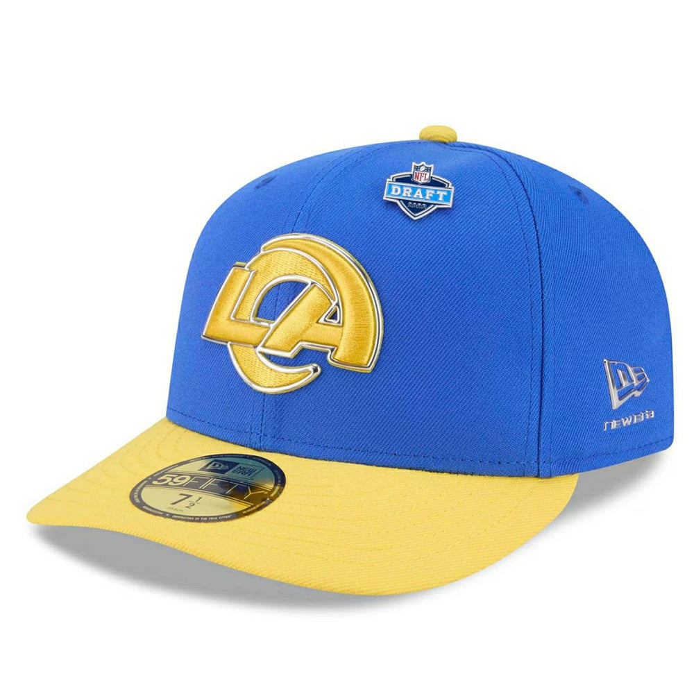 Los Angeles Rams 2026 NFL Draft Pre-Curved 59FIFTY Fitted Cap Taass sale