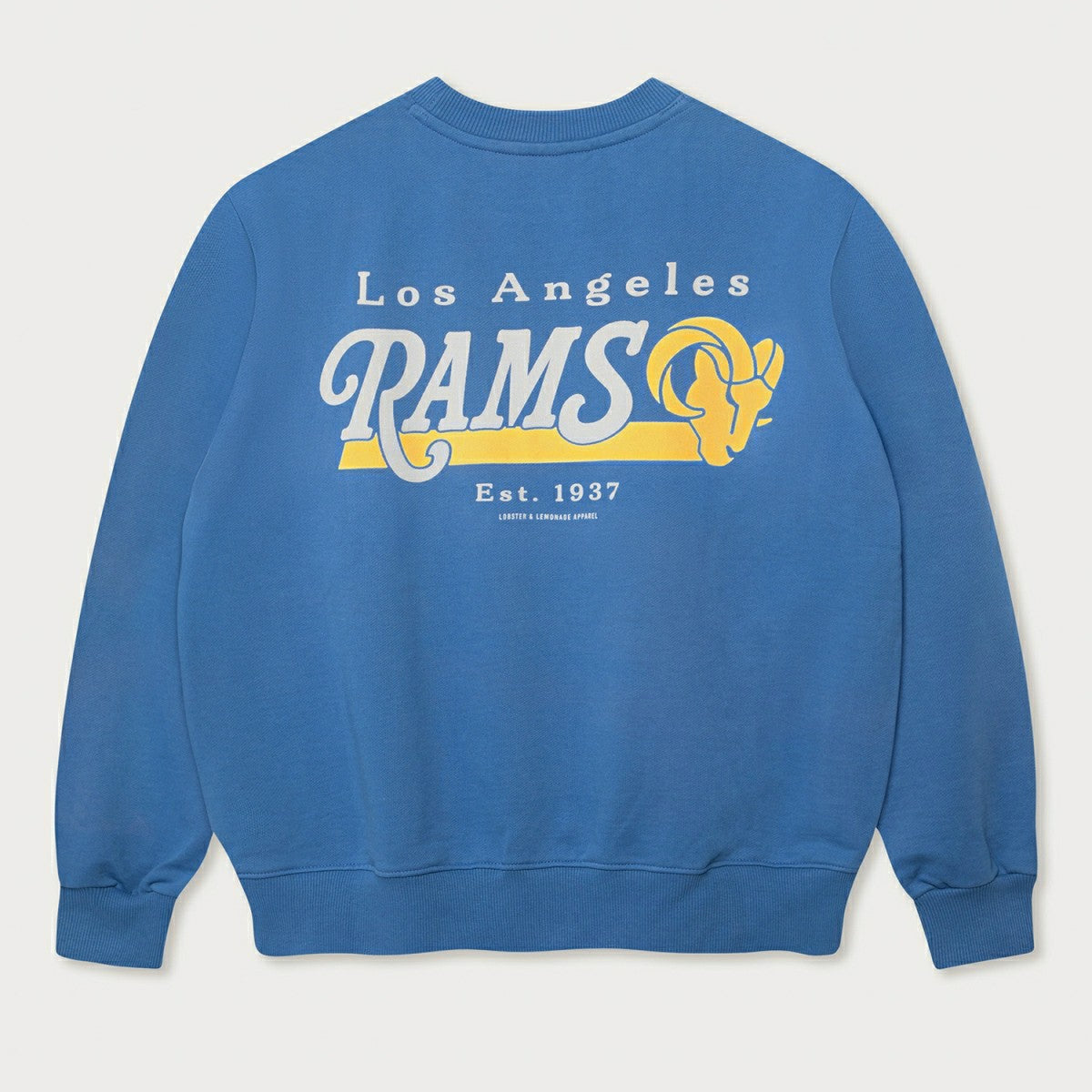 Los Angeles Rams L&L '96 Classics NFL Crew Sweater Blue Lifestyle