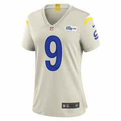 Matthew Stafford #9 Los Angeles Rams Game NFL Jersey Bone (WOMEN'S) Taass sale
