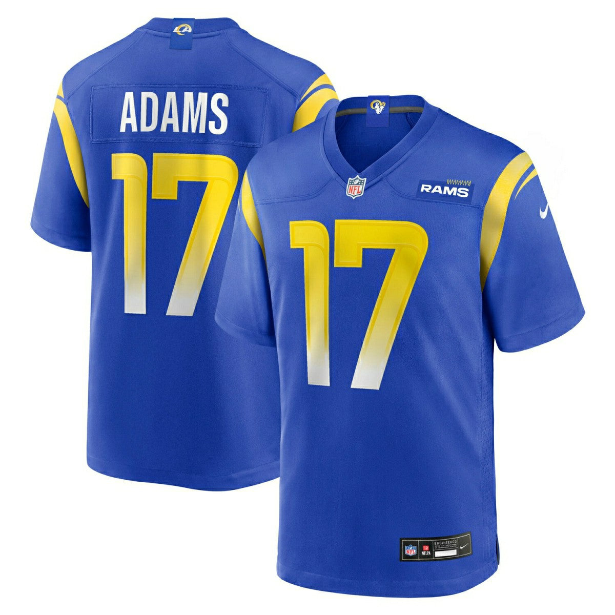 Davante Adams #17 Los Angeles Rams Nike Game NFL Jersey Blue Taass for sale