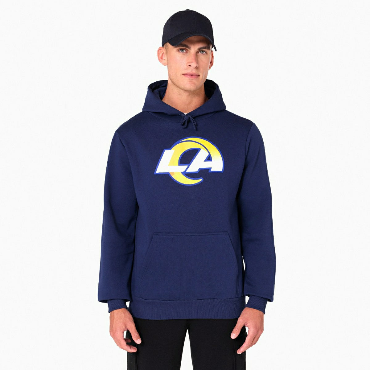 Los Angeles Rams Logo Hoodie New Era NFL Sweatshirt Fashion