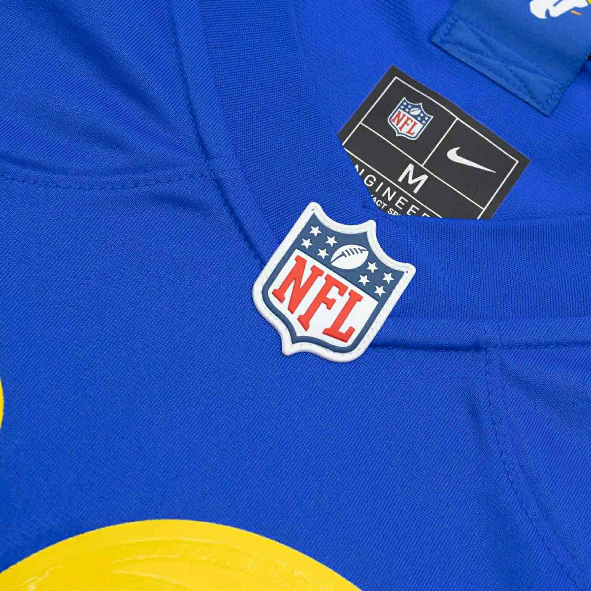 Puka Nacua #12 Los Angeles Rams Nike Game NFL Jersey Blue Taass sale