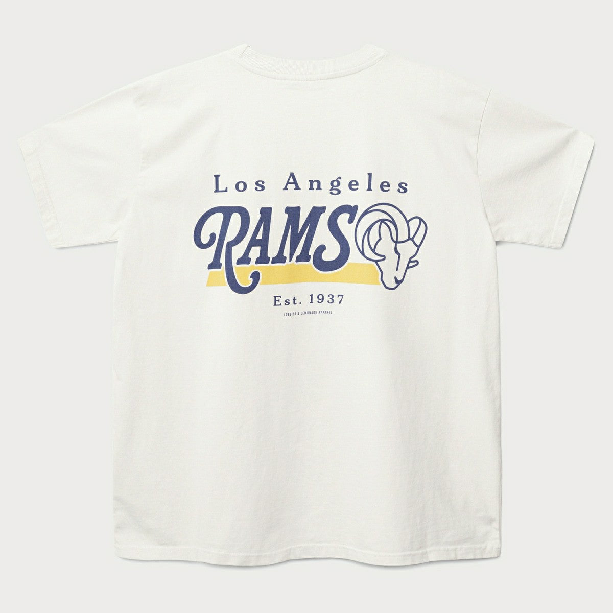 Los Angeles Rams L&L '89 Classics NFL T-Shirt Light Gray Classic