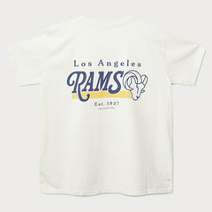 Los Angeles Rams L&L '89 Classics NFL T-Shirt Light Gray Classic
