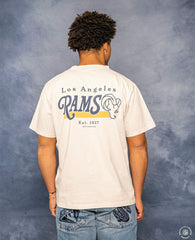 Los Angeles Rams L&L '89 Classics NFL T-Shirt Light Gray Classic