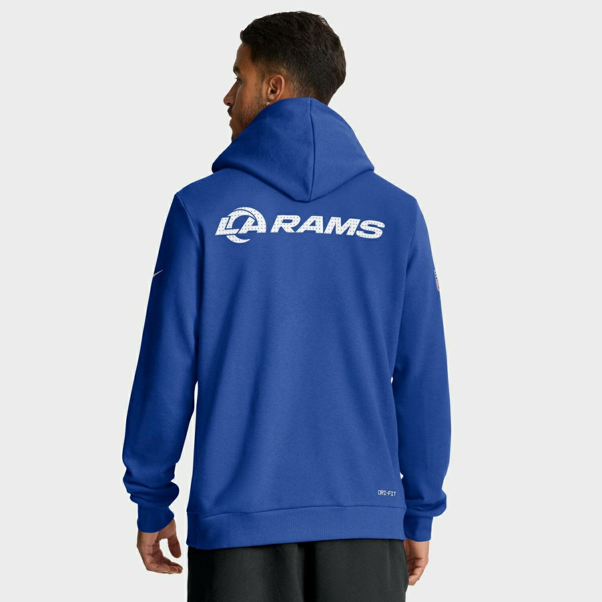 Los Angeles Rams 2025 NFL Sideline Standard Issue Hoodie Blue Fashion