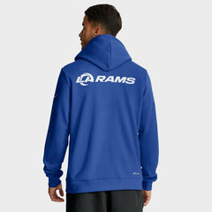Los Angeles Rams 2025 NFL Sideline Standard Issue Hoodie Blue Fashion