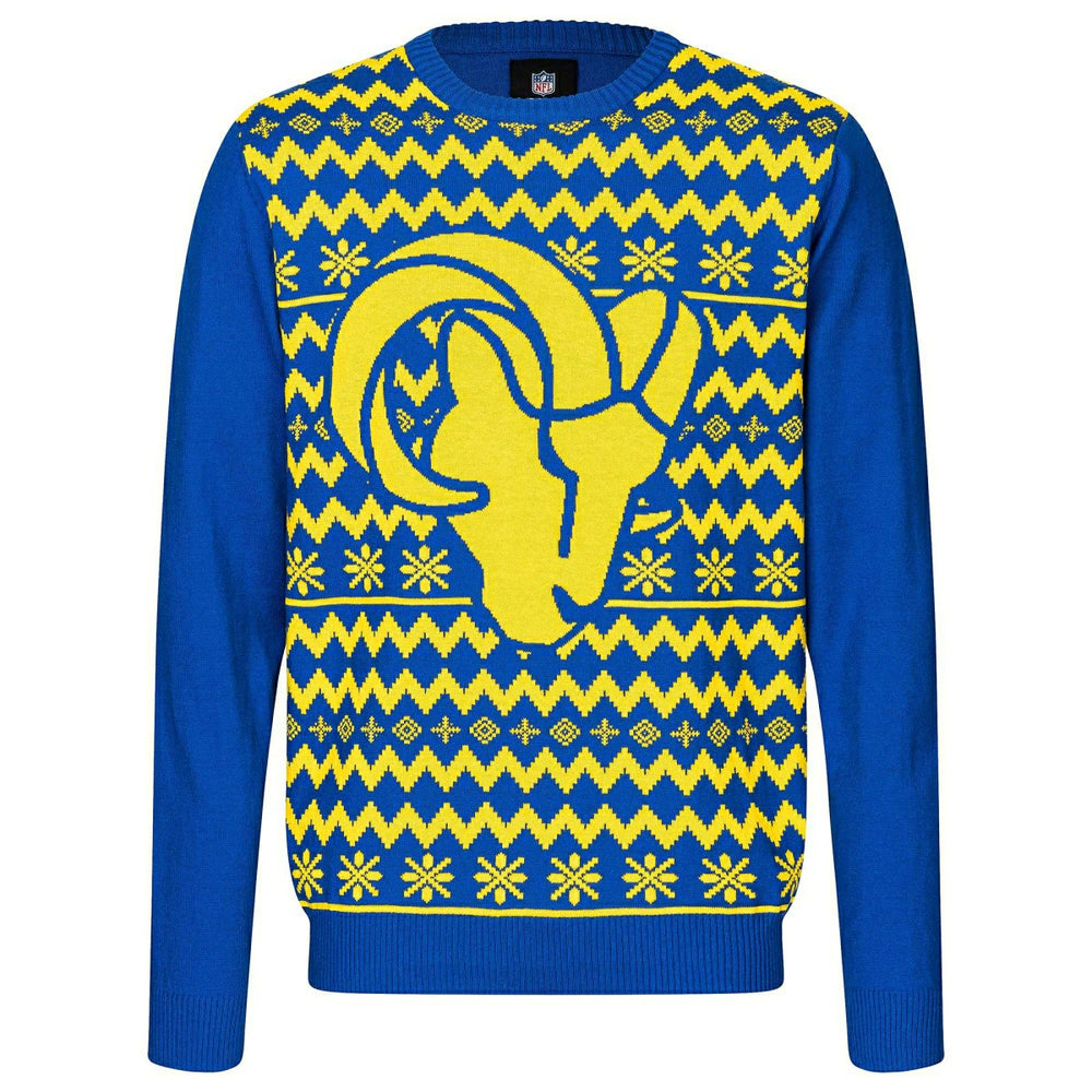 Los Angeles Rams NFL Big Logo Ugly Christmas Sweater Fashion