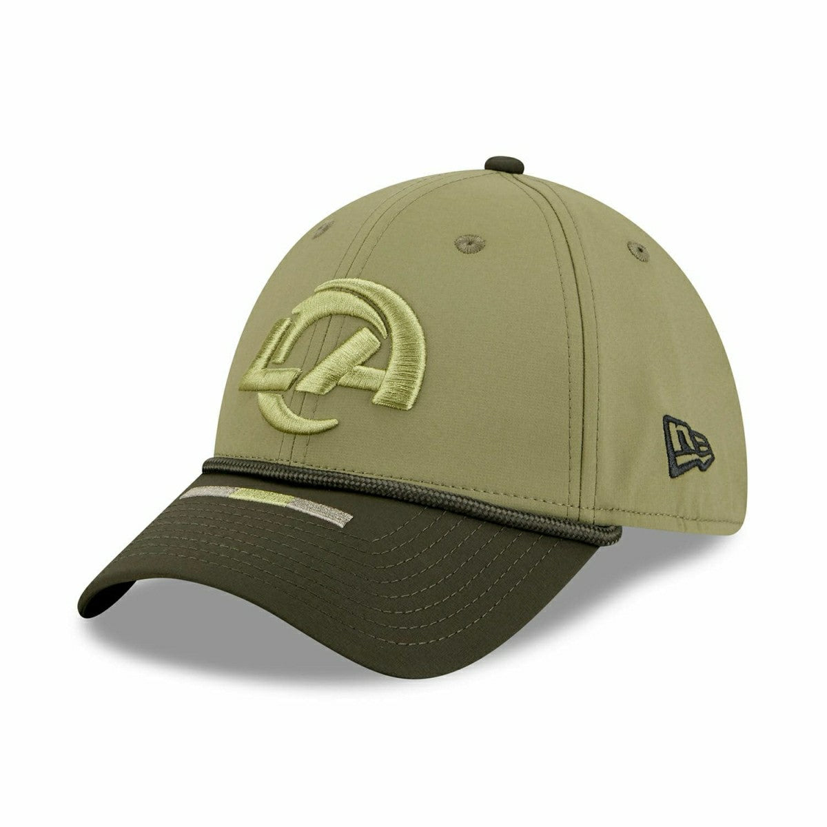 Los Angeles Rams 2025 NFL Salute to Service 39THIRTY Flex Cap Olive Taass US