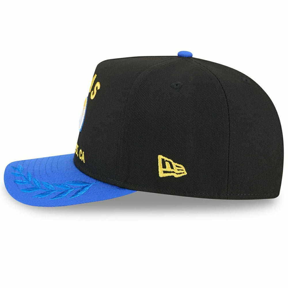 Los Angeles Rams 2025 NFL Draft New Era 9FIFTY A-Frame Snapback Cap Black Fashion