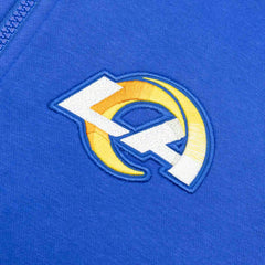 Los Angeles Rams Full-Zip Nike Club Fleece Hoodie Blue Lifestyle