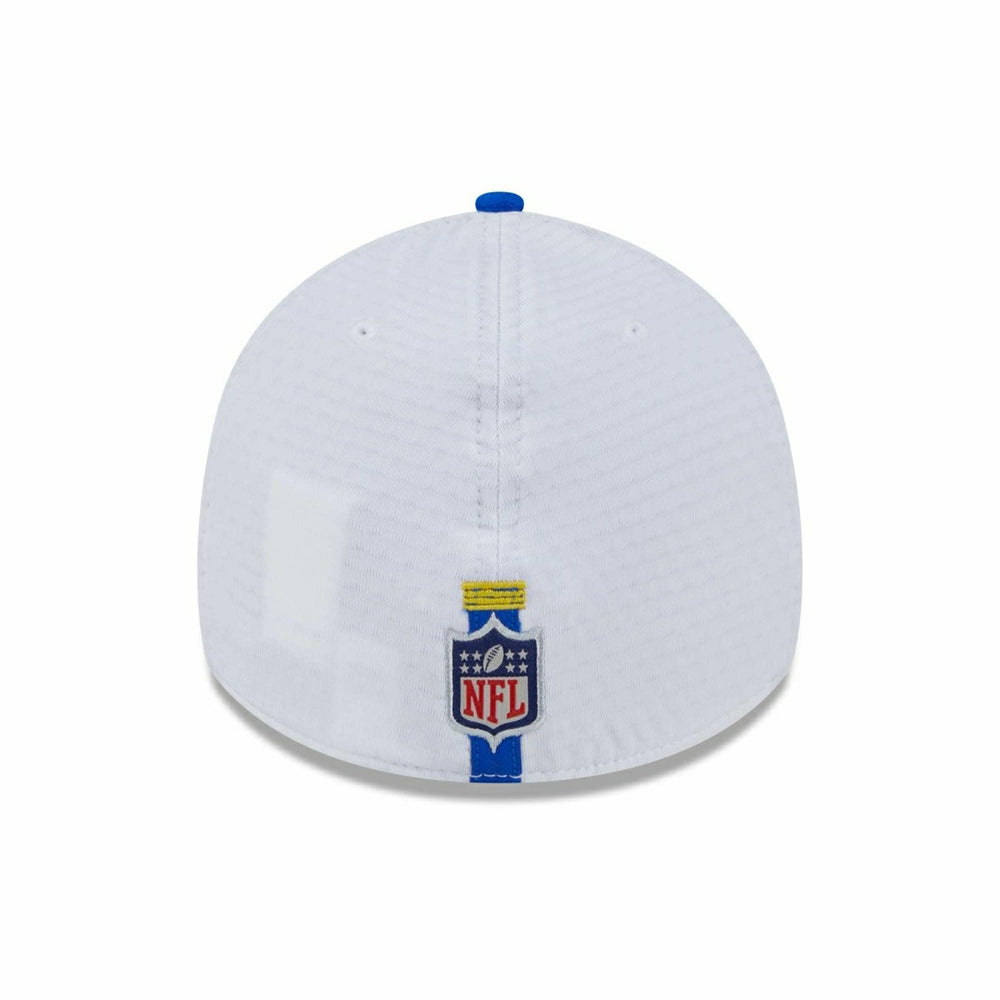 Los Angeles Rams 2024 NFL Training Camp New Era 39THIRTY Flex Cap White Classic