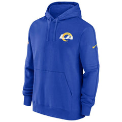Los Angeles Rams 2023 NFL Sideline Nike Club Hoodie Blue Taass for sale