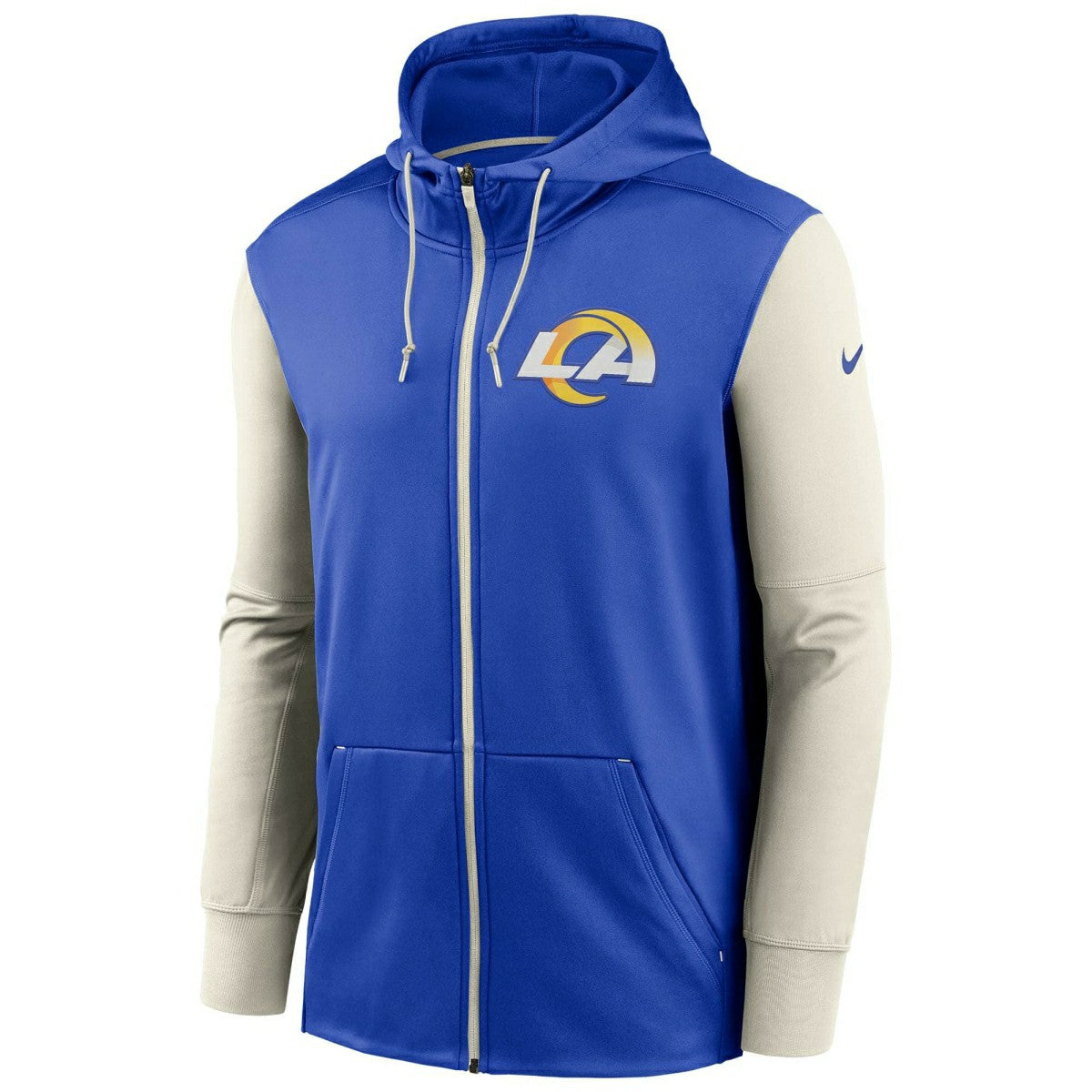 Los Angeles Rams Two-Tone Nike Therma NFL Full-Zip Hoodie Taass for sale
