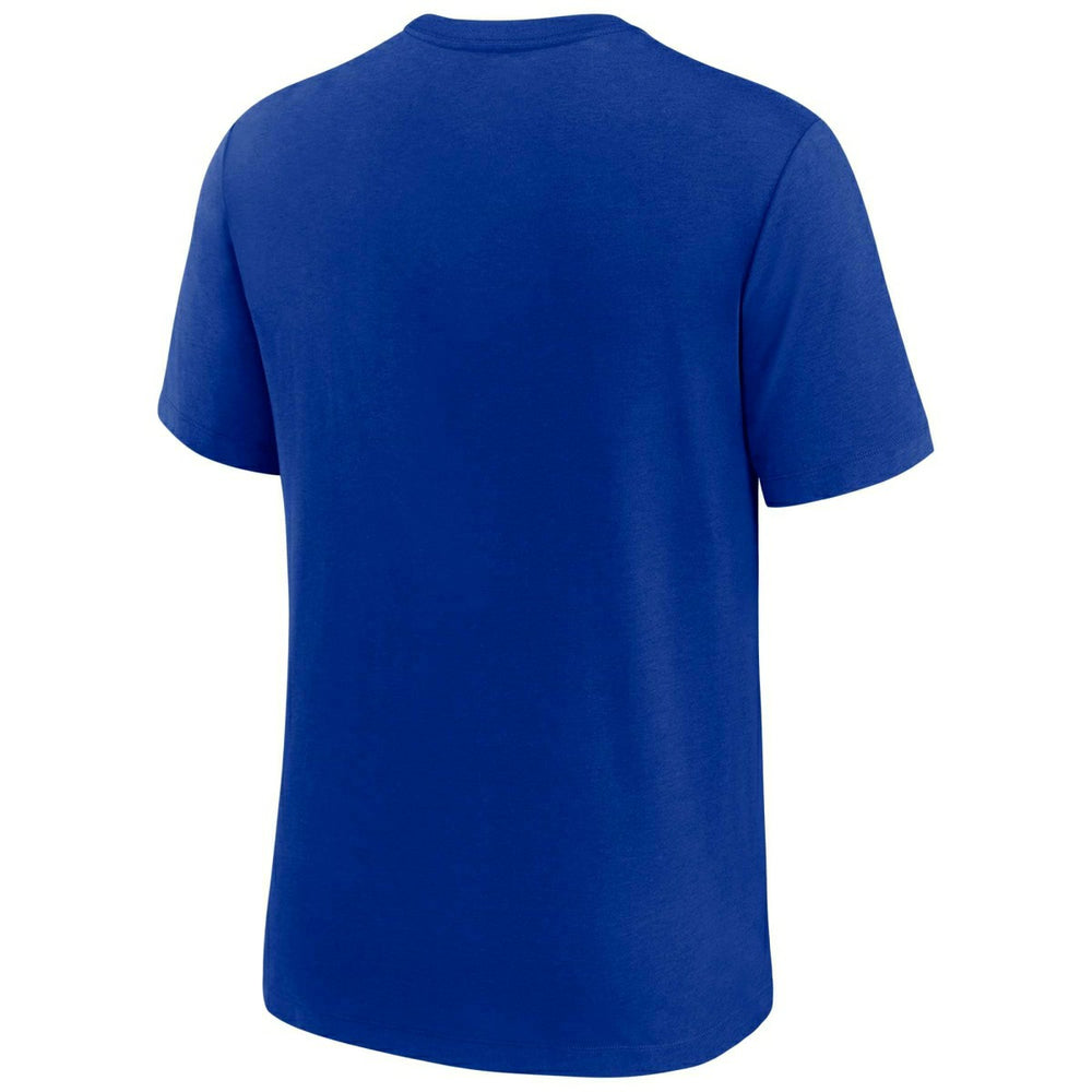 Los Angeles Rams Rewind Logo Nike Tri-Blend NFL T-Shirt Blue Taass US