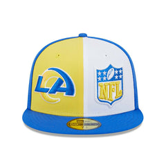 Los Angeles Rams On-Field 2023 NFL Sideline New Era 59FIFTY Fitted Cap Taass sale