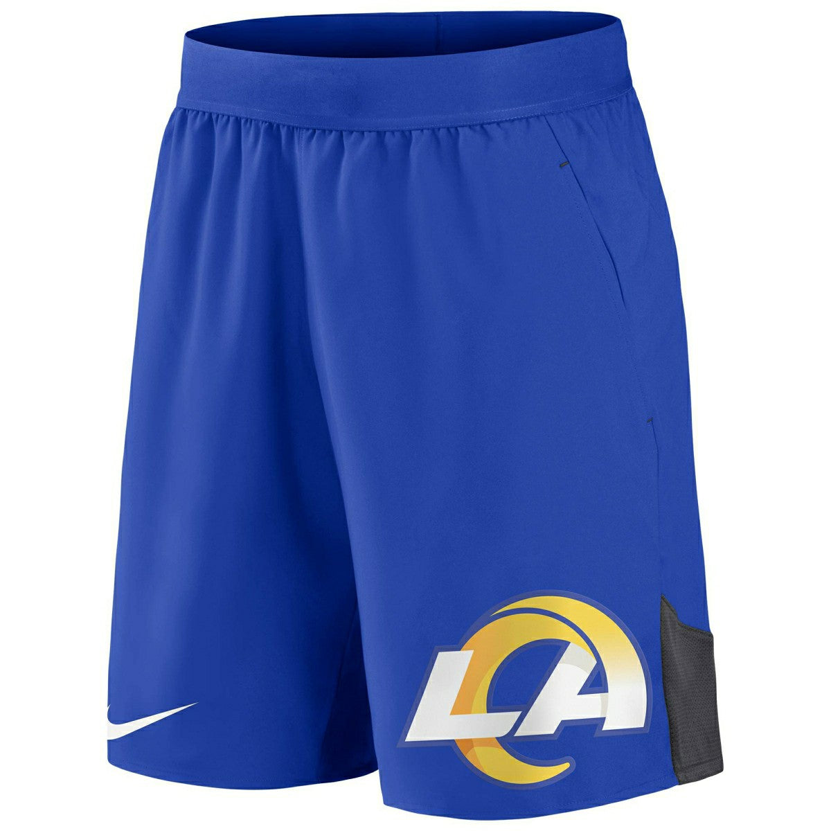 Los Angeles Rams Big Logo Nike Dri-FIT Performance NFL Shorts Blue Classic