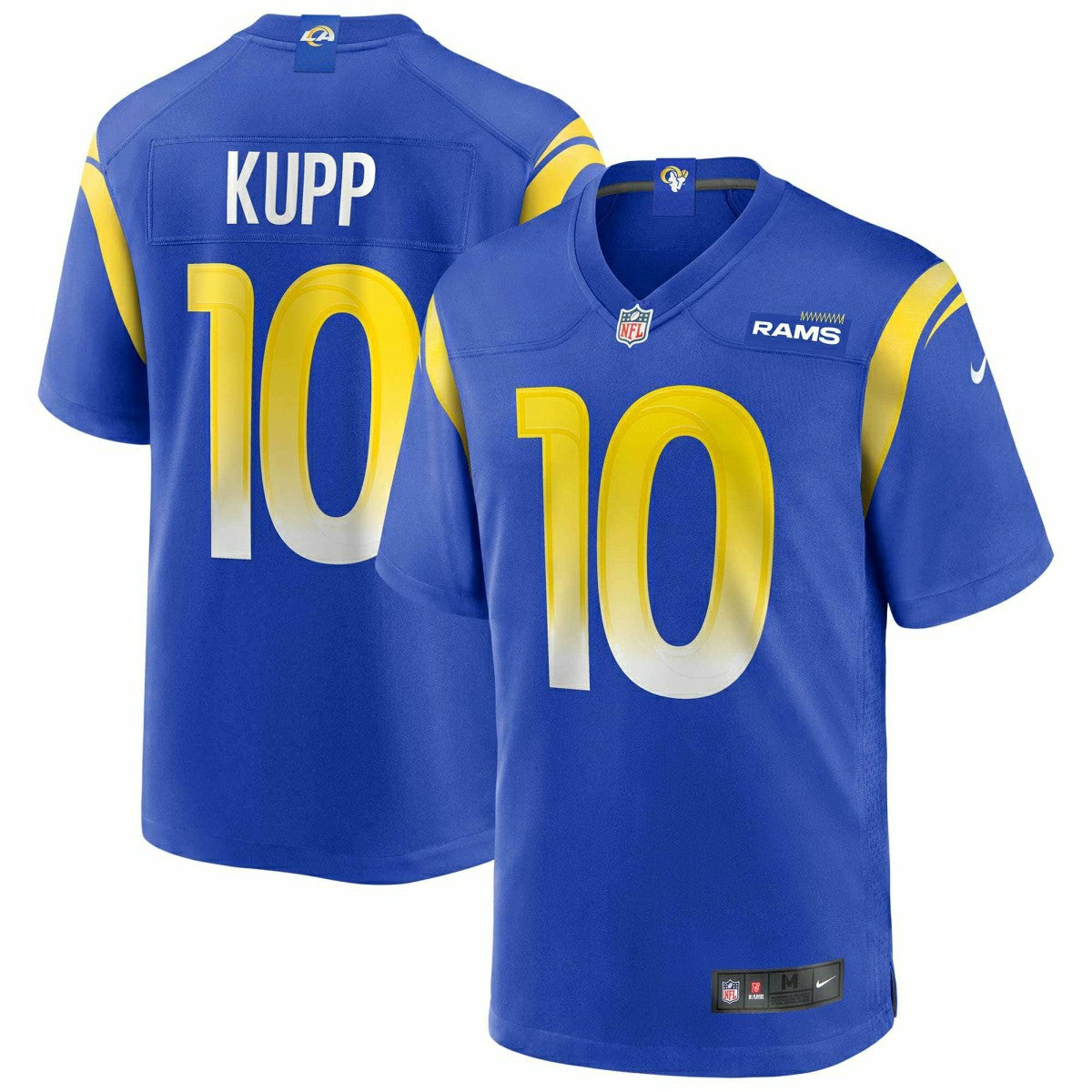 Cooper Kupp #10 Los Angeles Rams Nike Game NFL Football Jersey Blue Lifestyle