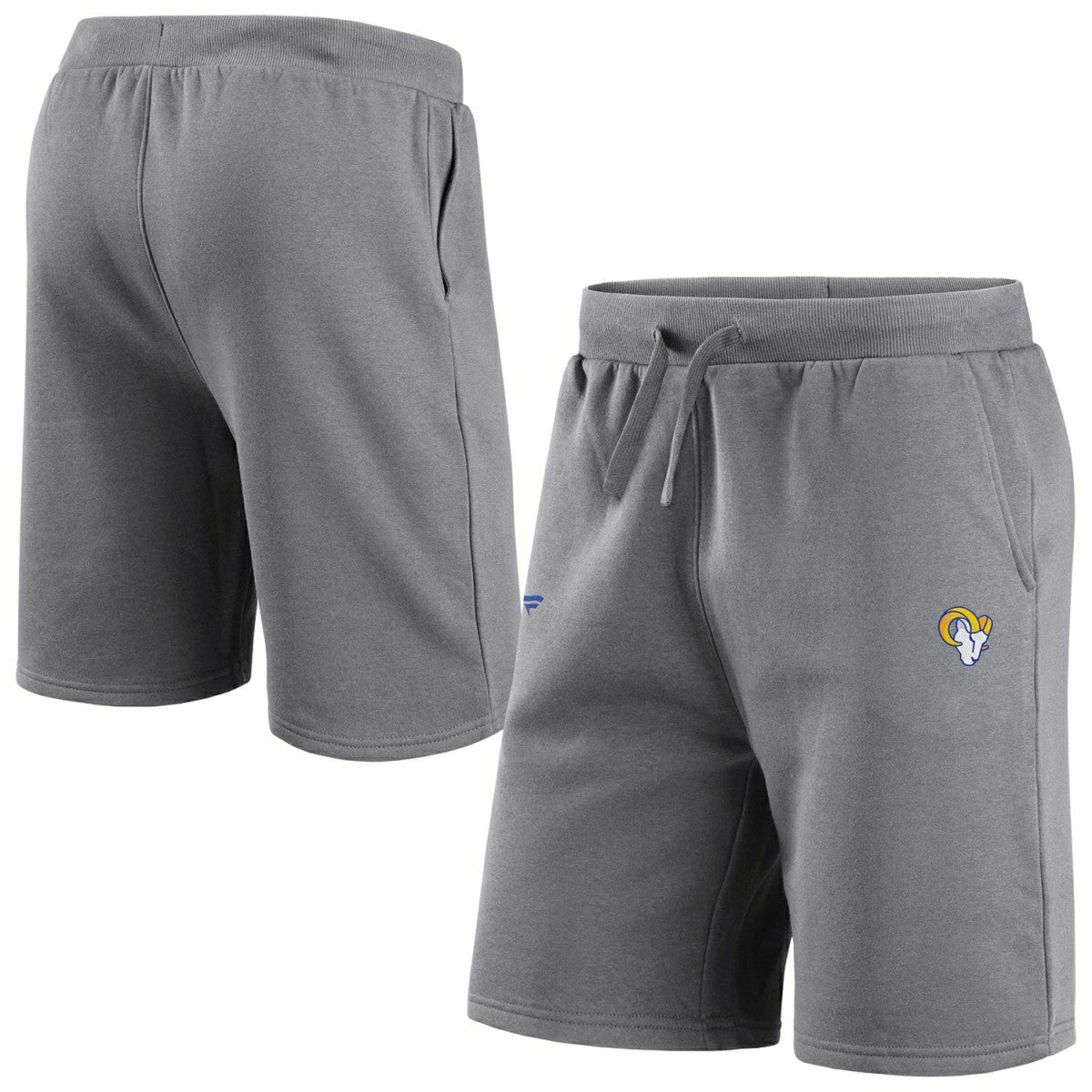 Los Angeles Rams Primary Logo NFL Sweat Shorts Gray Taass for sale