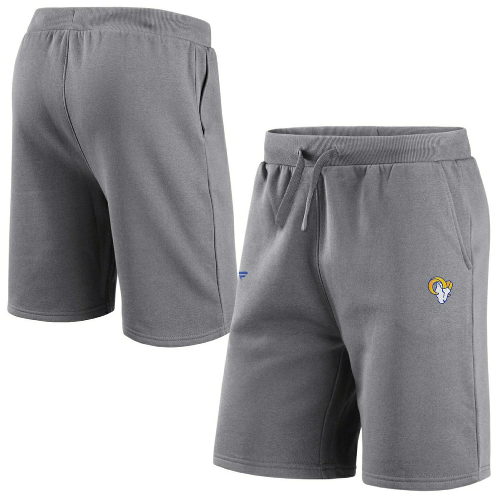 Los Angeles Rams Primary Logo NFL Sweat Shorts Gray Taass for sale