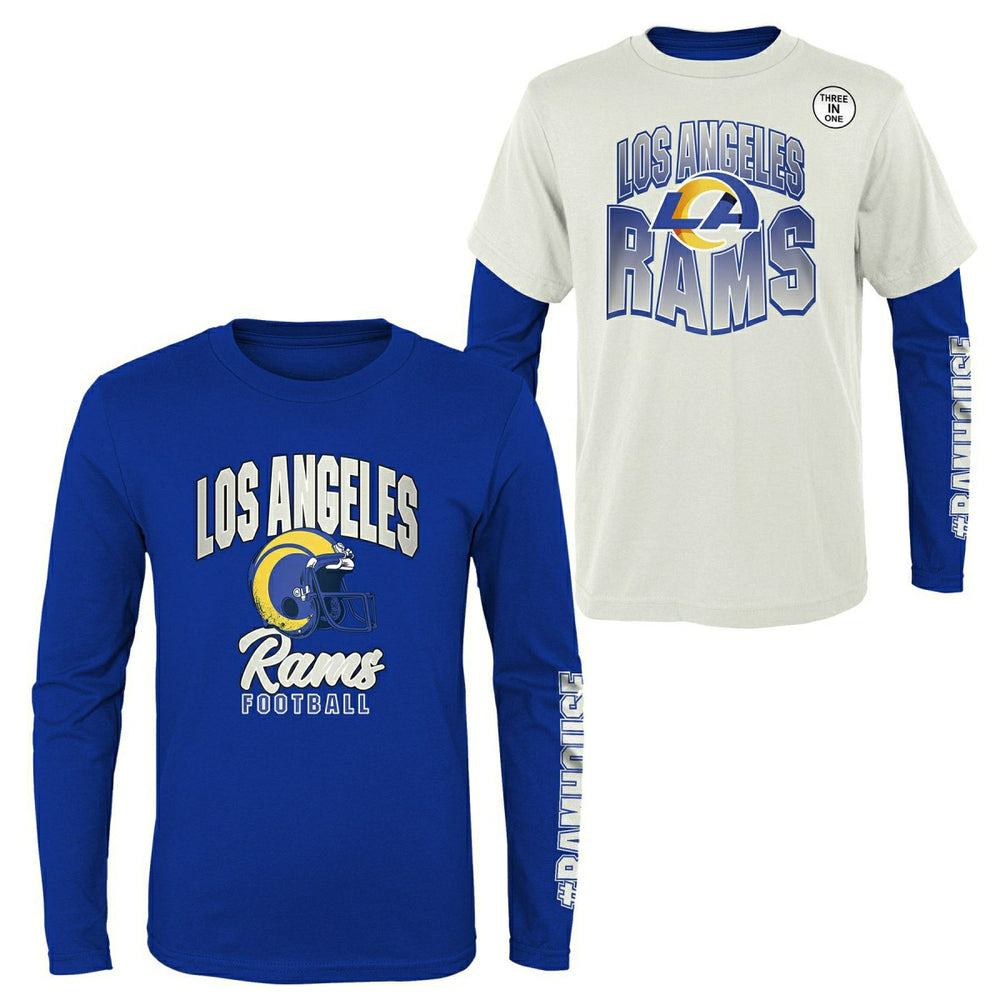 Los Angeles Rams Game Day 3-in-1 Combo NFL Shirt (YOUTH) Classic