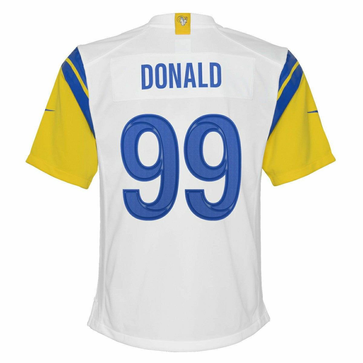 Aaron Donald #99 Los Angeles Rams Alternate Football NFL Jersey White (YOUTH) Taass for sale