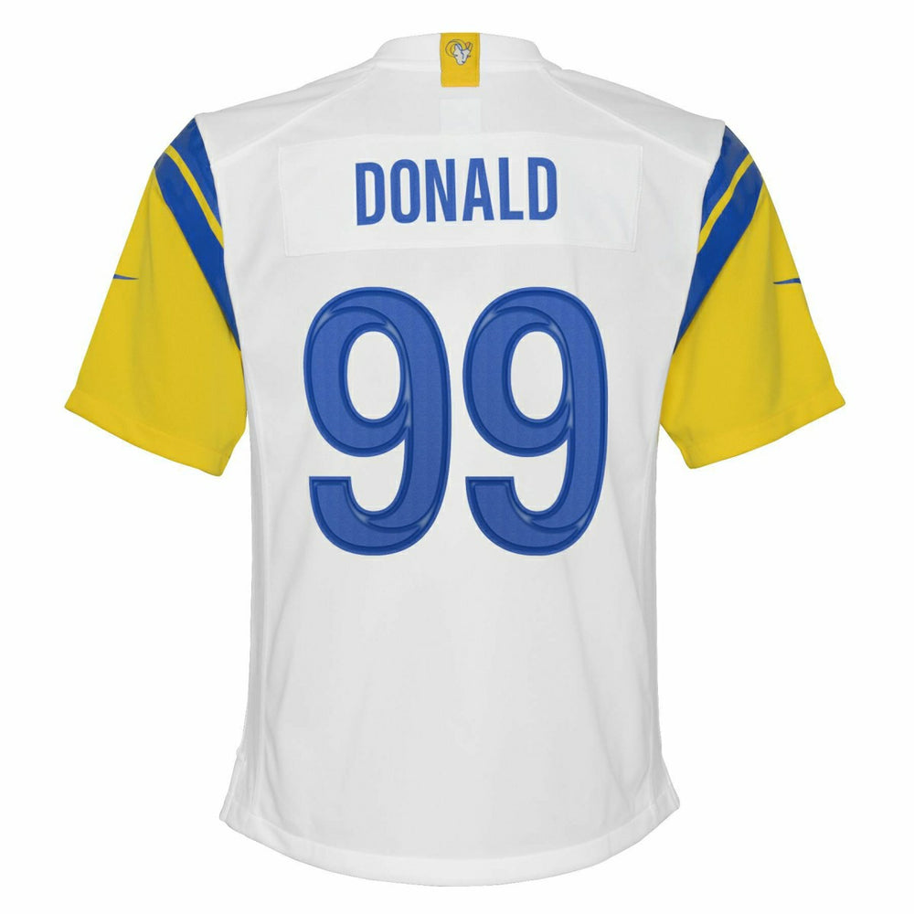 Aaron Donald #99 Los Angeles Rams Alternate Football NFL Jersey White (YOUTH) Taass for sale