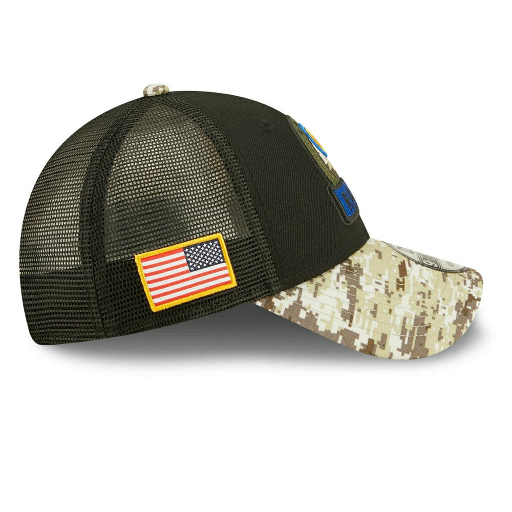 Los Angeles Rams 2022 NFL On-Field Salute to Service New Era 9FORTY Cap Taass US