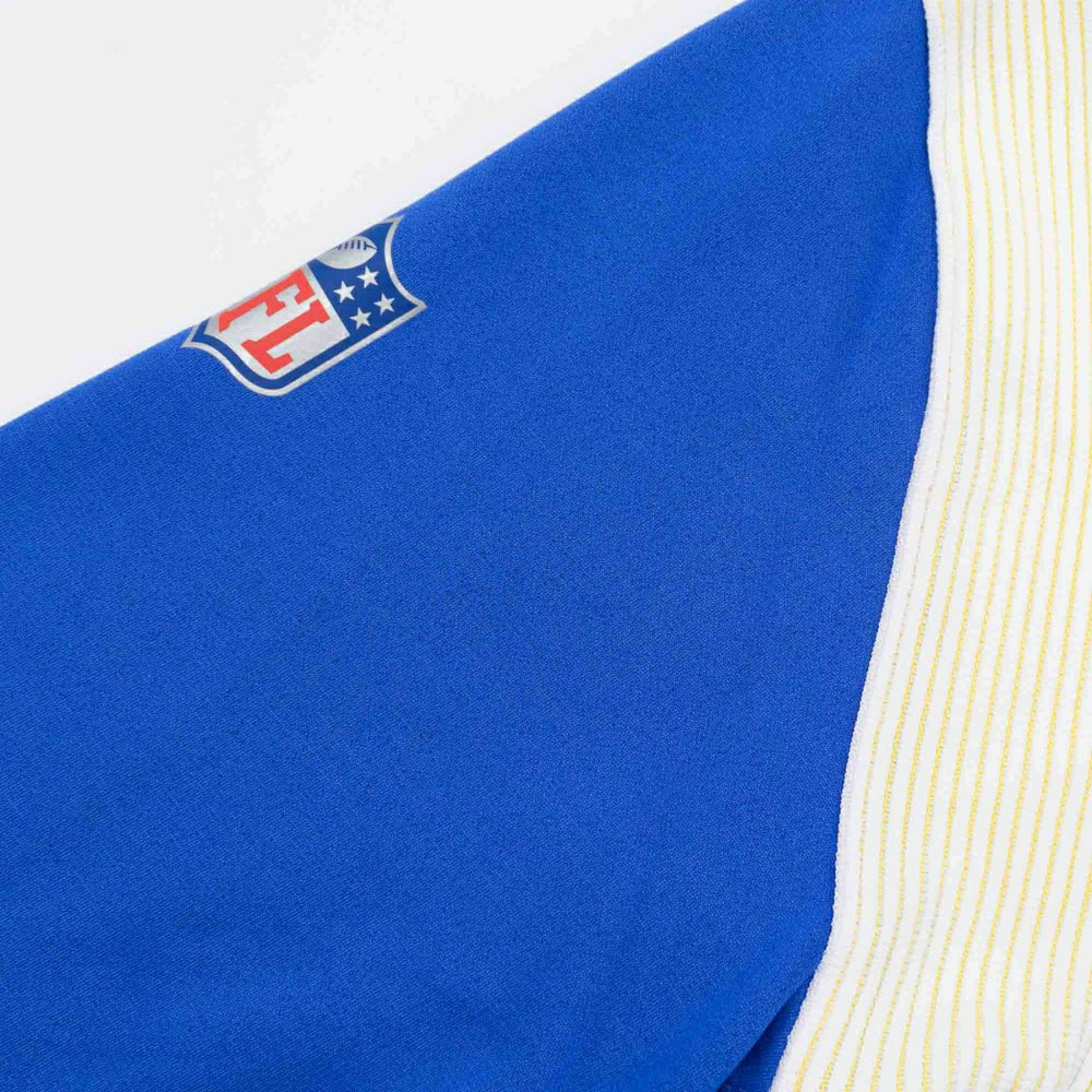 Los Angeles Rams 2022 NFL On-Field Sideline Nike Therma-FIT Hoodie Blue Taass sale