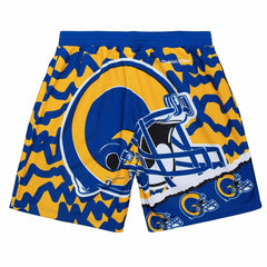 Los Angeles Rams Mitchell & Ness Jumbotron 2.0 NFL Shorts Taass for sale
