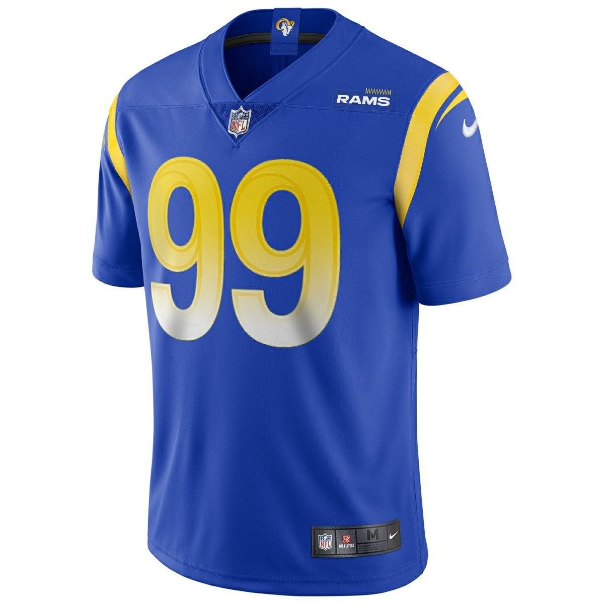 Aaron Donald #99 Los Angeles Rams Nike Vapor Limited NFL Jersey Blue Taass US