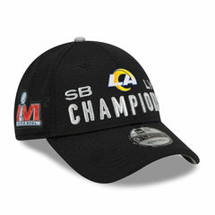 Los Angeles Rams Super Bowl LVI Champions Locker Room New Era 9FORTY NFL Cap Taass sale