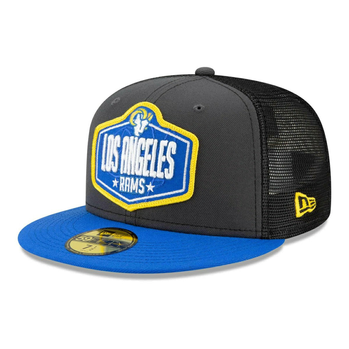 Los Angeles Rams Official 2021 NFL Draft New Era 59FIFTY Fitted Cap Taass US