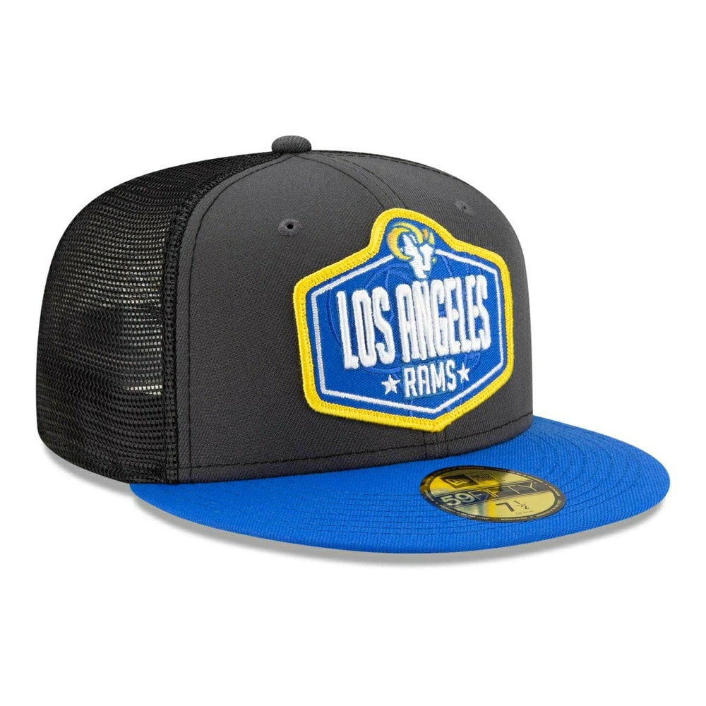 Los Angeles Rams Official 2021 NFL Draft New Era 59FIFTY Fitted Cap Taass US