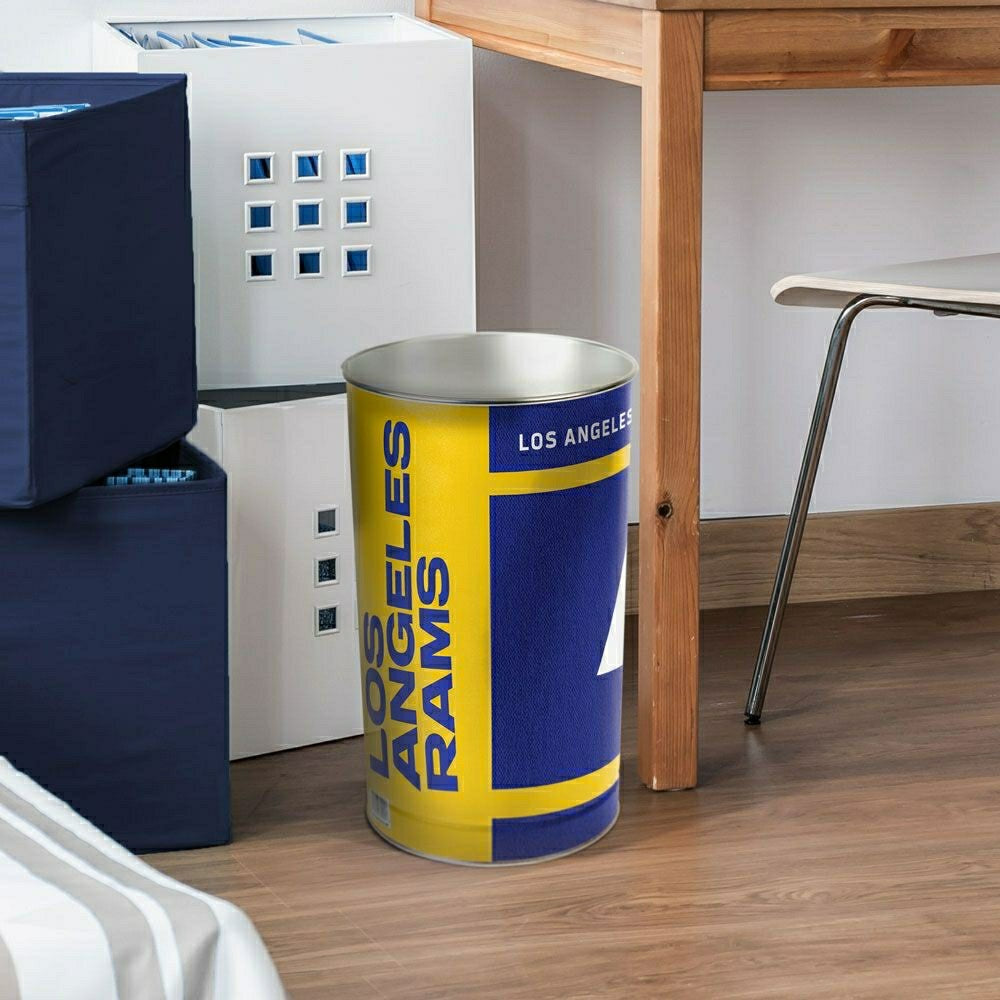 Los Angeles Rams WinCraft Metal NFL Wastebasket Classic