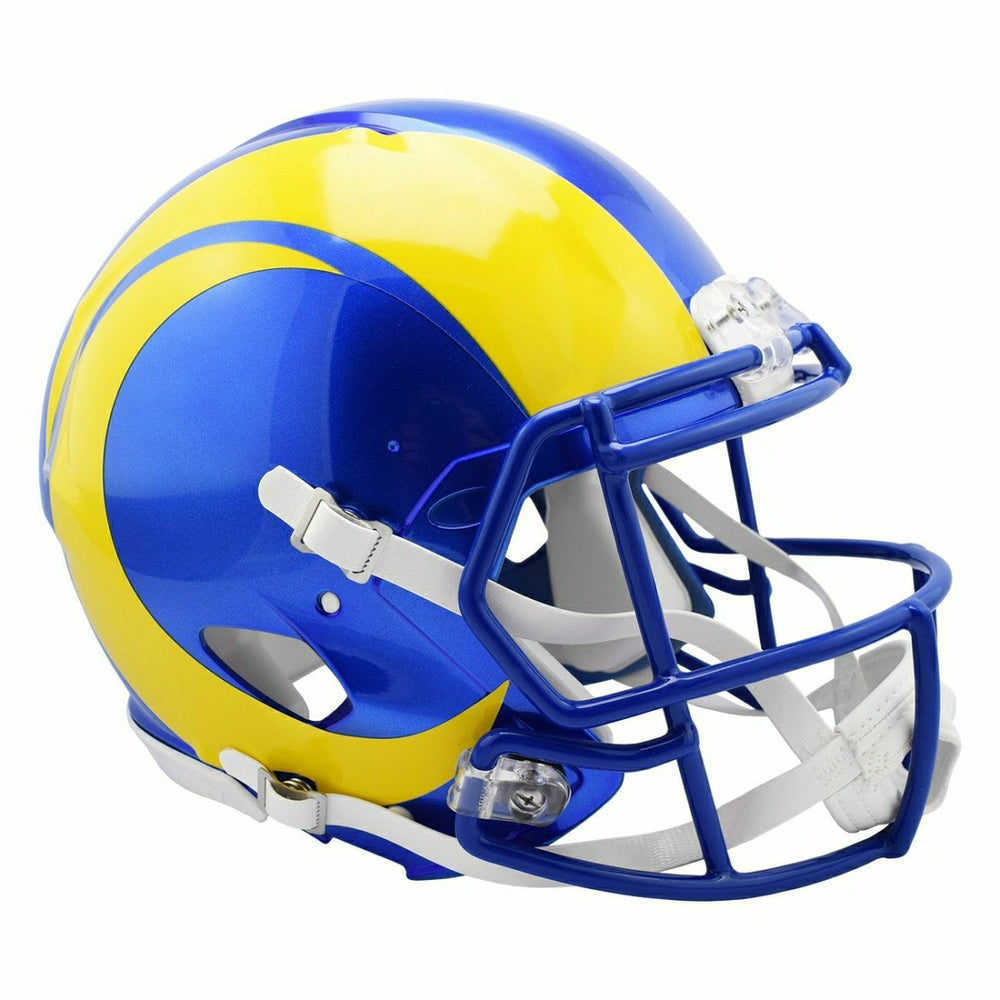 Los Angeles Rams Riddell Authentic NFL Speed Full Size Helmet Lifestyle