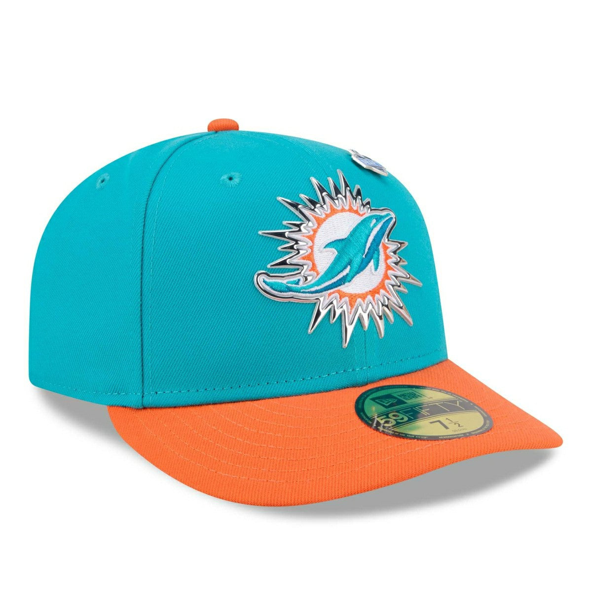 Miami Dolphins 2026 NFL Draft Pre-Curved 59FIFTY Fitted Cap Classic