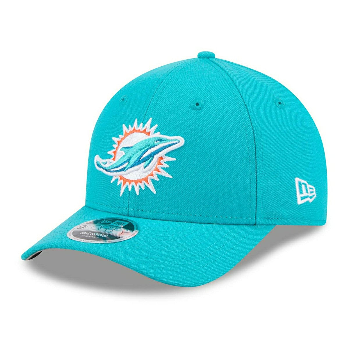 Miami Dolphins NFL Team Logo New Era 9FORTY M-Crown Snapback Cap Aqua Taass sale