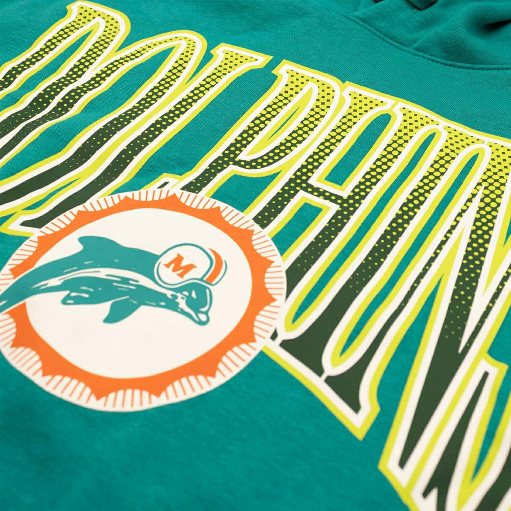 Miami Dolphins Throwback Full Blitz Club NFL Hoodie Aqua Taass sale
