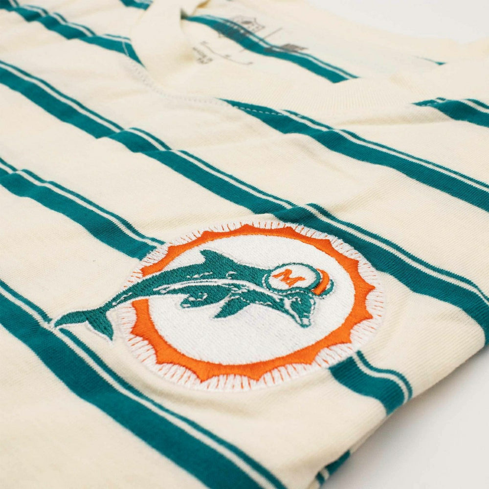 Miami Dolphins Rewind Striped Club NFL T-Shirt Taass for sale