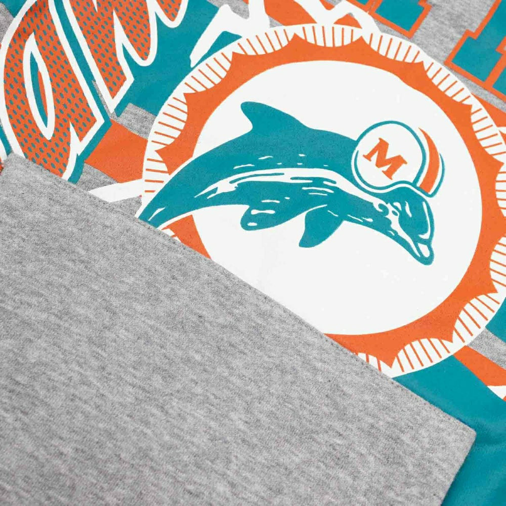 Miami Dolphins Sport Classics Oversized NFL Hoodie Gray Fashion