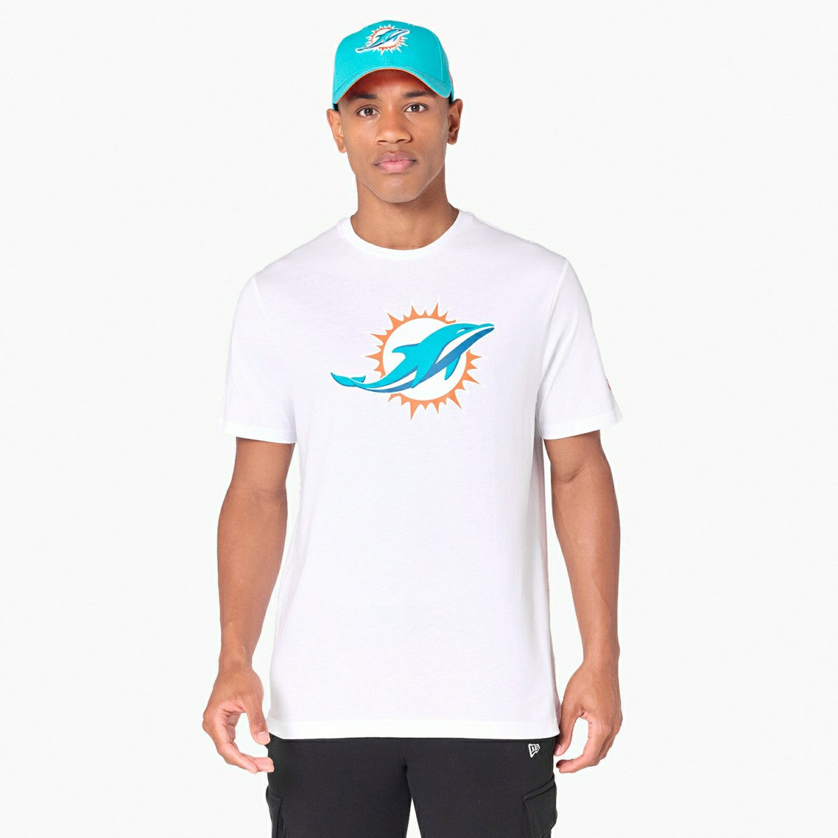 Miami Dolphins Team Logo Football NFL T-Shirt Taass for sale