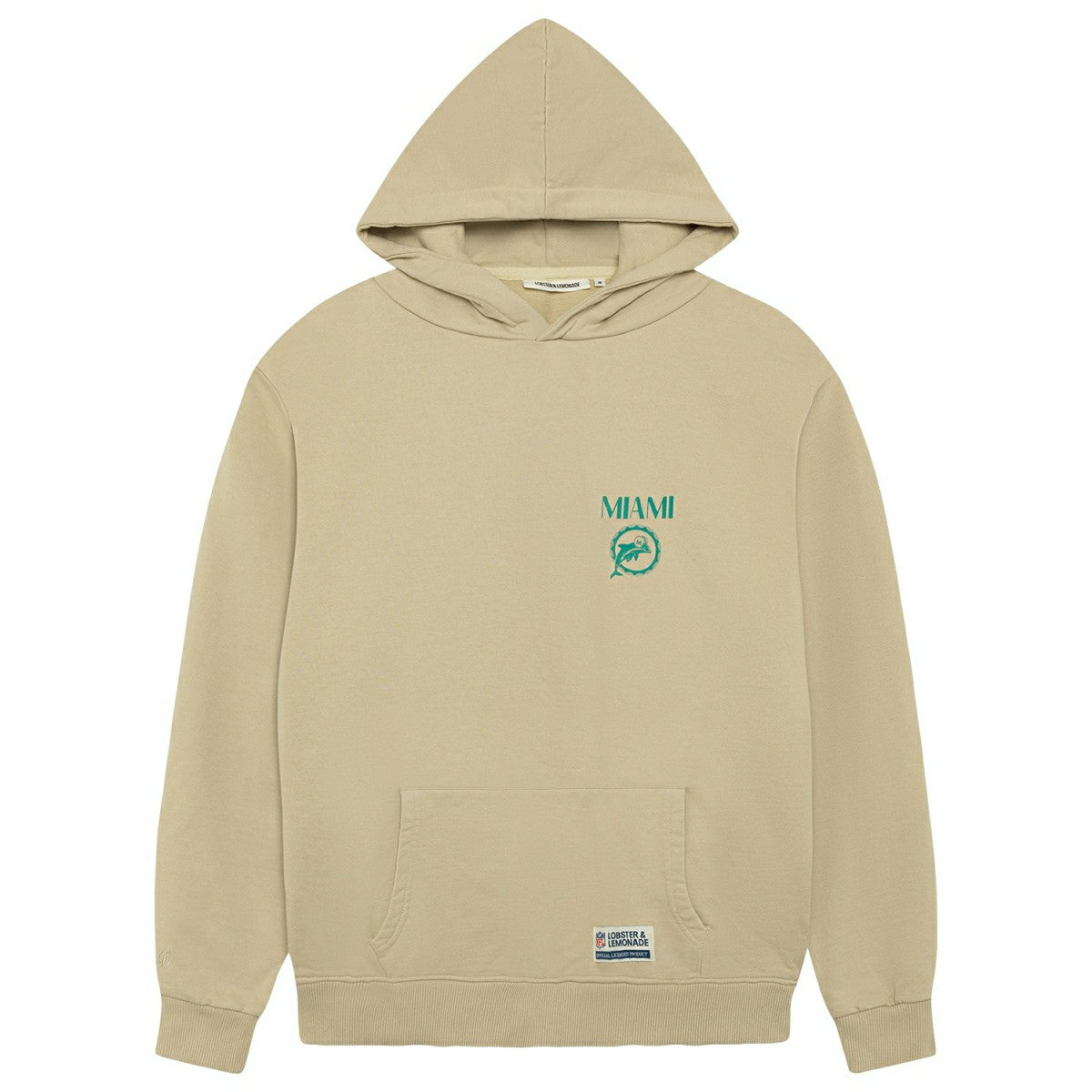 Miami Dolphins L&L '76 Classics NFL Hoodie Beige Fashion