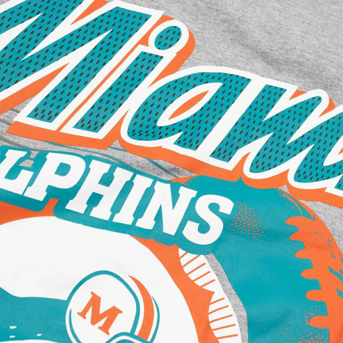 Miami Dolphins Sport Classics Oversized NFL T-Shirt Gray Taass sale