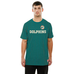 Miami Dolphins Retro Stripe NFL T-Shirt Aqua Taass for sale